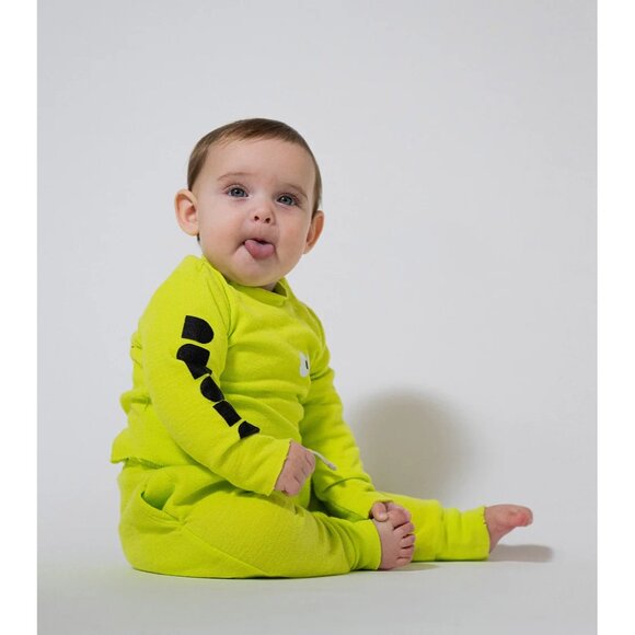 Nununu Live-In Baby Set in Hot Lime - Picture 2 of 3